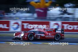 Timo Bernhard, Mark Webber, Brendon Hartley #17 Porsche Team Porsche 919 Hybrid 14.06.2015. Le Mans 24 Hour, Race, Le Mans, France.