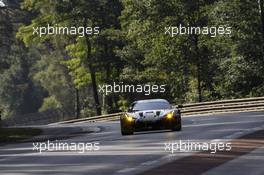 Davide Rigon, James Calado, Olivier Beretta #71 AF Corse Ferrari 458 GTE 13.06.2015. Le Mans 24 Hour, Warm Up, Le Mans, France.