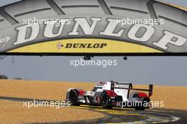 René Rast, Filipe Albuquerque, Marco Bonanomi #9 Audi Sport Team Joest Audi R18 e-tron quattro 13.06.2015. Le Mans 24 Hour, Race, Le Mans, France.