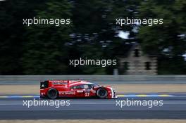 Timo Bernhard, Mark Webber, Brendon Hartley #17 Porsche Team Porsche 919 Hybrid 13.06.2015. Le Mans 24 Hour, Race, Le Mans, France.