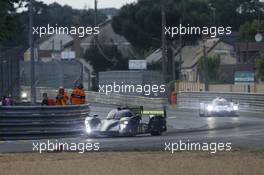 Simon Trummer, Pierre Kaffer, Tiago Monteiro #4 ByKolles Racing CLM P1/01 13.06.2015. Le Mans 24 Hour, Race, Le Mans, France.