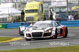 Christopher Haase (GER) Bryce Miller (USA) Dion von Moltke (USA) René Rast (GER) Paul Miller Racing Audi R8 LMS 22.01.2015. Rolex 24, Thursday, Practice & Qualifying, Daytona, USA.