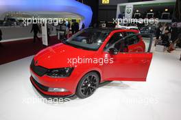 04.03.2015 - Skoda Fabia Montecarlo 03-04.03.2015. Geneva International Motor Show, Geneva, Switzerland. www.xpbimages.com, EMail: requests@xpbimages.com - copy of publication required for printed pictures. Every used picture is fee-liable. © Copyright: Photo4 / XPB Images