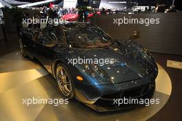 04.03.2015 - Pagani Huayra 03-04.03.2015. Geneva International Motor Show, Geneva, Switzerland. www.xpbimages.com, EMail: requests@xpbimages.com - copy of publication required for printed pictures. Every used picture is fee-liable. © Copyright: Photo4 / XPB Images