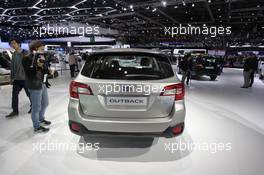 04.03.2015 - Subaru Outback 03-04.03.2015. Geneva International Motor Show, Geneva, Switzerland. www.xpbimages.com, EMail: requests@xpbimages.com - copy of publication required for printed pictures. Every used picture is fee-liable. © Copyright: Photo4 / XPB Images