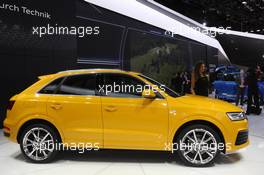 Audi Q3 12-13.01.2015. North American International Auto Show, Detroit, USA. www.xpbimages.com, EMail: requests@xpbimages.com - copy of publication required for printed pictures. Every used picture is fee-liable. © Copyright: Photo4 / XPB Images