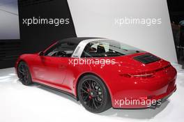 Porsche 911 Targa GTS 12-13.01.2015. North American International Auto Show, Detroit, USA. www.xpbimages.com, EMail: requests@xpbimages.com - copy of publication required for printed pictures. Every used picture is fee-liable. © Copyright: Photo4 / XPB Images