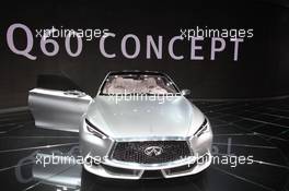 Infiniti Q60 12-13.01.2015. North American International Auto Show, Detroit, USA. www.xpbimages.com, EMail: requests@xpbimages.com - copy of publication required for printed pictures. Every used picture is fee-liable. © Copyright: Photo4 / XPB Images