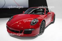 Porsche 911 Targa GTS 12-13.01.2015. North American International Auto Show, Detroit, USA. www.xpbimages.com, EMail: requests@xpbimages.com - copy of publication required for printed pictures. Every used picture is fee-liable. © Copyright: Photo4 / XPB Images