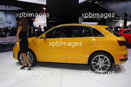 Audi Q3 12-13.01.2015. North American International Auto Show, Detroit, USA. www.xpbimages.com, EMail: requests@xpbimages.com - copy of publication required for printed pictures. Every used picture is fee-liable. © Copyright: Photo4 / XPB Images