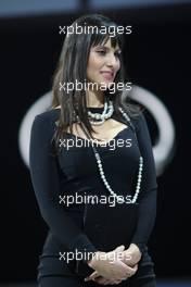 Stand girl 12-13.01.2015. North American International Auto Show, Detroit, USA. www.xpbimages.com, EMail: requests@xpbimages.com - copy of publication required for printed pictures. Every used picture is fee-liable. © Copyright: Photo4 / XPB Images