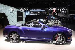Bentley Continental GT Speed Convertible 12-13.01.2015. North American International Auto Show, Detroit, USA. www.xpbimages.com, EMail: requests@xpbimages.com - copy of publication required for printed pictures. Every used picture is fee-liable. © Copyright: Photo4 / XPB Images