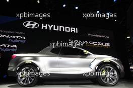 Hyundai SantaCruz 12-13.01.2015. North American International Auto Show, Detroit, USA. www.xpbimages.com, EMail: requests@xpbimages.com - copy of publication required for printed pictures. Every used picture is fee-liable. © Copyright: Photo4 / XPB Images
