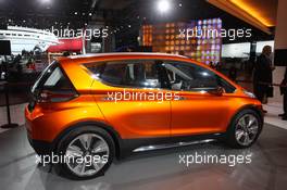 Chevrolet Bolt 12-13.01.2015. North American International Auto Show, Detroit, USA. www.xpbimages.com, EMail: requests@xpbimages.com - copy of publication required for printed pictures. Every used picture is fee-liable. © Copyright: Photo4 / XPB Images