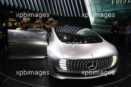 Mercedes F015 12-13.01.2015. North American International Auto Show, Detroit, USA. www.xpbimages.com, EMail: requests@xpbimages.com - copy of publication required for printed pictures. Every used picture is fee-liable. © Copyright: Photo4 / XPB Images