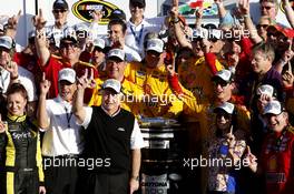 Winner Joey Logano, Team Penske Ford with Roger Penkse 22.02.2015, NASCAR Daytona 500 Race, Daytona International Speedway