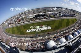View over the Speedway 22.02.2015, NASCAR Daytona 500 Race, Daytona International Speedway