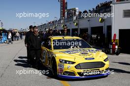 Sam Hornish Jr, Richard Petty Motorsports Ford 19.02.2015, NASCAR Daytona 500 Practice & Duels, Daytona International Speedway