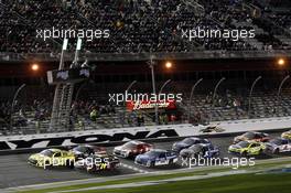 Matt Kenseth, Joe Gibbs Racing Toyota, Jeff Gordon, Hendrick Motorsports Chevrolet 19.02.2015, NASCAR Daytona 500 Duel 1, Daytona International Speedway