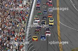 Race Action, n22 leads 22.02.2015, NASCAR Daytona 500 Race, Daytona International Speedway