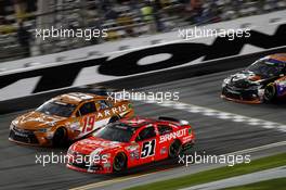 Justin Allgaier, HScott Motorsports Chevrolet, Carl Edwards, Roush Fenway Racing Ford 19.02.2015, NASCAR Daytona 500 Duel 2, Daytona International Speedway
