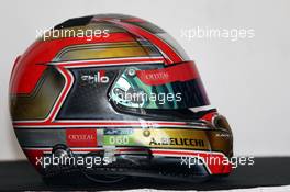 The helmet of Andrea Belicchi (ITA) SEAT Leon Racer, Target Competition 27.03.2015. TCR International Series, Rd 1, Sepang, Malaysia, Friday.