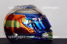 The helmet of Igor Skuz (UKR) Opel Astra OPC, Campos Racing 27.03.2015. TCR International Series, Rd 1, Sepang, Malaysia, Friday.