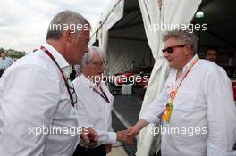 Free Practice 2, Marcello Lotti (ITA) CEO WSC and Bernie Ecclestone (GBR), President and CEO of FOM with Evgeny Malinovskiy, Lukoil 27.03.2015. TCR International Series, Rd 1, Sepang, Malaysia, Friday.