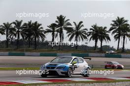 Free Practice 2, Andrea Belicchi (ITA) SEAT Le&#xf3;n Racer, Target Competition 27.03.2015. TCR International Series, Rd 1, Sepang, Malaysia, Friday.