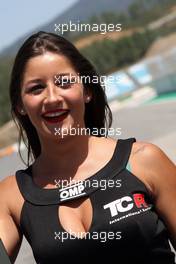 Race 1, Grid Girl 10.05.2015. TCR International Series, Rd 4, Portimao, Portugal Sunday.