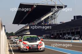 Rene Munnich (GER) Honda Civic TCR, West Coast Racing 23-25.10.2015. TCR International Series, Rd 10, Buriram, Thailand.