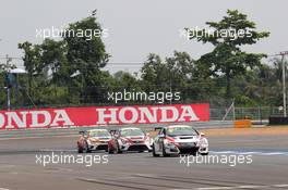 Race 1, Kenneth Lau (HKG) SEAT Leon, Prince Racing Hong Kong 23-25.10.2015. TCR International Series, Rd 10, Buriram, Thailand.