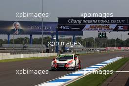Testing - Rene Munnich (GER) Honda Civic TCR, West Coast Racing 23-25.10.2015. TCR International Series, Rd 10, Buriram, Thailand.