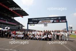 TCR drivers photo. 23-25.10.2015. TCR International Series, Rd 10, Buriram, Thailand.