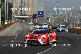Race 1, Sergey Afanasyev (RUS) SEAT Leon, Team Craft-Bamboo LUKOIL 20-22.11.2015. TCR International Series, Rd 11, Macau, China.