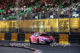 Race 1, Henry Ho (MAC) Honda Civic TCR, Pas Macau Racing Team 20-22.11.2015. TCR International Series, Rd 11, Macau, China.