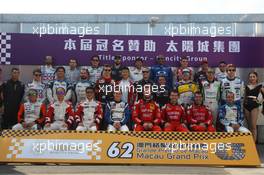 Friday Practice, TCR Drivers family picture 20-22.11.2015. TCR International Series, Rd 11, Macau, China.