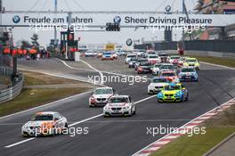 Start BMW M235i Racing Cup  28.03.2015. Nurburgring, Germany - 61. ADAC Westfalenfahrt - VLN Langstreckenmeisterschaft Nürburgring 2015