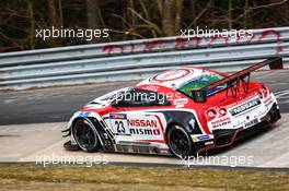 Kuzuki Hoshino, Jann Mardenborough, Nissan GT Academy Team RJN, Nissan GT-R Nismo GT3 14.03.2015. VLN ADAC Westfalenfahrt, Round 1, Nurburgring, Germany.