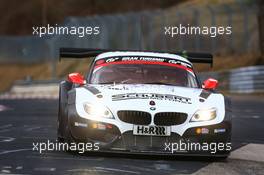 Dirk Werner, Alexander Sims, Marco Wittmann, BMW Sports Trophy Team Schubert, BMW Z4 GT3  27.03.2015. VLN ADAC Westfalenfahrt, Round 1, Nurburgring, Germany.