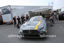 Bernd Schneider, Thomas Jäger, Jan Seefahrt, HWA AG, Mercedes-AMG GT3 04.07.2015 - VLN Adenauer ADAC World Peace Trophy, Round 4, Nurburgring, Germany.