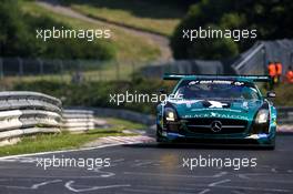 Adam Christodoulou, Andreas Simonsen, Hubert Haupt, Black Falcon, Mercedes-Benz SLS AMG GT3 22.08.2015 - VLN RCM DMV Grenzlandrennen, Round 6, Nurburgring, Germany.