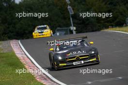 Nico Bastian, Maro Engel, Rowe Racing, Mercedes-Benz SLS AMG GT3 05.09.2015 - VLN Opel 6 Stunden ADAC Ruhr-Pokal-Rennen, Round 7, Nurburgring, Germany.