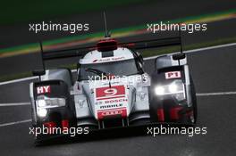 Filipe Albuquerque (POR) / Marco Bonanomi (ITA) / Rene Rast (GER) #09 Audi Sport Team Joest Audi R18 e-tron quattro Hybrid. 30.04.2015. FIA World Endurance Championship, Round 2, Spa-Francorchamps, Belgium,Thursday.