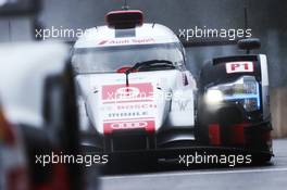 Filipe Albuquerque (POR) / Marco Bonanomi (ITA) / Rene Rast (GER) #09 Audi Sport Team Joest Audi R18 e-tron quattro Hybrid. 30.04.2015. FIA World Endurance Championship, Round 2, Spa-Francorchamps, Belgium,Thursday.