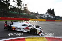 Filipe Albuquerque (POR) / Marco Bonanomi (ITA) / Rene Rast (GER) #09 Audi Sport Team Joest Audi R18 e-tron quattro Hybrid. 01.05.2015. FIA World Endurance Championship, Round 2, Spa-Francorchamps, Belgium, Friday.