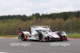 Filipe Albuquerque (POR) / Marco Bonanomi (ITA) / Rene Rast (GER) #09 Audi Sport Team Joest Audi R18 e-tron quattro Hybrid. 01.05.2015. FIA World Endurance Championship, Round 2, Spa-Francorchamps, Belgium, Friday.