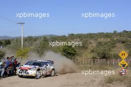 22.04.2015 - Kris MEEKE (GBR)- PaulG NAGLE (IRL), Citro&#xeb;n DS3 WRC, CITROEN TOTAL ABU DHABI WRT 22-26.04.2015 FIA World Rally Championship 2015, Rd 4, Rally Argentina, Carlos Paz, Argentina