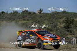 22.04.2015 - Martin PROKOP (CZE)-  Jan TOMANEK (CZE), Ford Fiesta RS WRC, JIPOCAR CZECH NATIONAL TEAM 22-26.04.2015 FIA World Rally Championship 2015, Rd 4, Rally Argentina, Carlos Paz, Argentina