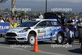 23.04.2015 - Ott TANAK (EST) - Raigo MOLDER (EST), Ford Fiesta RS WRC, M-SPORT World Rally Team 22-26.04.2015 FIA World Rally Championship 2015, Rd 4, Rally Argentina, Carlos Paz, Argentina